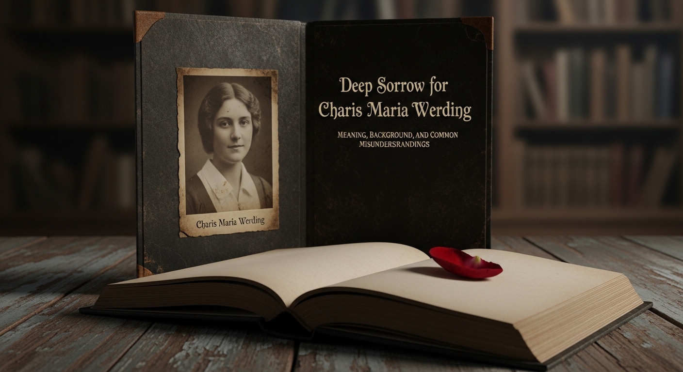 Tiefer Trauer Charis Maria Werding